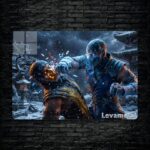 متال پوستر ساب زیرو Sub-zero از بازی مورتال کمبت Mortal Kombat با کد E-736