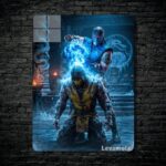 متال پوستر ساب زیرو Sub-zero از بازی مورتال کمبت Mortal Kombat با کد E-737