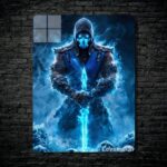 متال پوستر ساب زیرو Sub-zero از بازی مورتال کمبت Mortal Kombat با کد E-738
