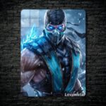 متال پوستر ساب زیرو Sub-zero از بازی مورتال کمبت Mortal Kombat با کد E-739