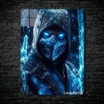 متال پوستر ساب زیرو Sub-zero از بازی مورتال کمبت Mortal Kombat با کد E-740