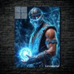 متال پوستر ساب زیرو Sub-zero از بازی مورتال کمبت Mortal Kombat با کد E-743