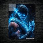 متال پوستر ساب زیرو Sub-zero از بازی مورتال کمبت Mortal Kombat با کد E-751