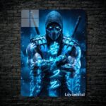 متال پوستر ساب زیرو Sub-zero از بازی مورتال کمبت Mortal Kombat با کد E-756