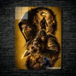 متال پوستر اسکورپیون Scorpion از بازی مورتال کمبت Mortal Kombat با کد E-761