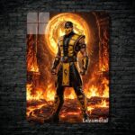 متال پوستر اسکورپیون Scorpion از بازی مورتال کمبت Mortal Kombat با کد E-767