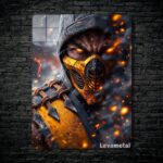 متال پوستر اسکورپیون Scorpion از بازی مورتال کمبت Mortal Kombat با کد E-770