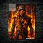 متال پوستر اسکورپیون Scorpion از بازی مورتال کمبت Mortal Kombat با کد E-772