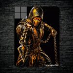 متال پوستر اسکورپیون Scorpion از بازی مورتال کمبت Mortal Kombat با کد E-775