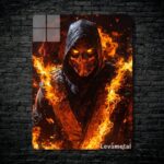 متال پوستر اسکورپیون Scorpion از بازی مورتال کمبت Mortal Kombat با کد E-776