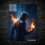 متال پوستر اسکورپیون Scorpion از بازی مورتال کمبت Mortal Kombat با کد E-777