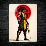 متال پوستر اسکورپیون Scorpion از بازی مورتال کمبت Mortal Kombat با کد E-780