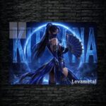 متال پوستر کیتانا Kitana از بازی مورتال کمبت Mortal Kombat با کد E-782