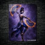 متال پوستر کیتانا Kitana از بازی مورتال کمبت Mortal Kombat با کد E-785