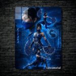 متال پوستر کیتانا Kitana از بازی مورتال کمبت Mortal Kombat با کد E-786