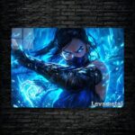 متال پوستر کیتانا Kitana از بازی مورتال کمبت Mortal Kombat با کد E-787
