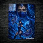 متال پوستر کیتانا Kitana از بازی مورتال کمبت Mortal Kombat با کد E-788