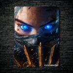 متال پوستر کیتانا Kitana از بازی مورتال کمبت Mortal Kombat با کد E-795