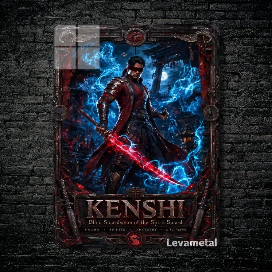 main-mockup-117972-1791145154.jpeg متال پوستر کنشی Kenshiاز بازی مورتال کمبت Mortal Kombat با کد E-798