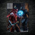 متال پوستر کنشی Kenshiاز بازی مورتال کمبت Mortal Kombat با کد E-800
