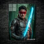 متال پوستر کنشی Kenshiاز بازی مورتال کمبت Mortal Kombat با کد E-802