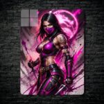 متال پوستر میلینا Mileena از بازی مورتال کمبت Mortal Kombat با کد E-806