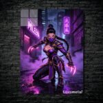 متال پوستر میلینا Mileena از بازی مورتال کمبت Mortal Kombat با کد E-807