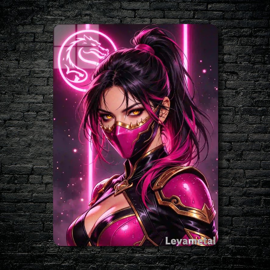 main-mockup-118004-1791147359.jpeg متال پوستر میلینا Mileena از بازی مورتال کمبت Mortal Kombat با کد E-808