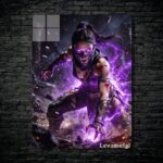 متال پوستر میلینا Mileena از بازی مورتال کمبت Mortal Kombat با کد E-812