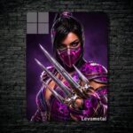 متال پوستر میلینا Mileena از بازی مورتال کمبت Mortal Kombat با کد E-817