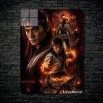 متال پوستر لیو کانگ Liu Kang از بازی مورتال کمبت Mortal Kombat با کد E-818
