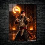 متال پوستر لیو کانگ Liu Kang از بازی مورتال کمبت Mortal Kombat با کد E-821