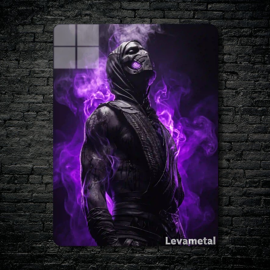 main-mockup-118106-1791215512.jpeg متال پوستر نوب سایبات Noob Saibot از بازی مورتال کمبت Mortal Kombat با کد E-828