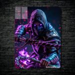 متال پوستر نوب سایبات Noob Saibot از بازی مورتال کمبت Mortal Kombat با کد E-832