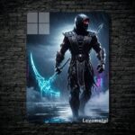 متال پوستر نوب سایبات Noob Saibot از بازی مورتال کمبت Mortal Kombat با کد E-835