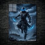 متال پوستر نوب سایبات Noob Saibot از بازی مورتال کمبت Mortal Kombat با کد E-836