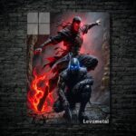 متال پوستر نوب سایبات Noob Saibot از بازی مورتال کمبت Mortal Kombat با کد E-838