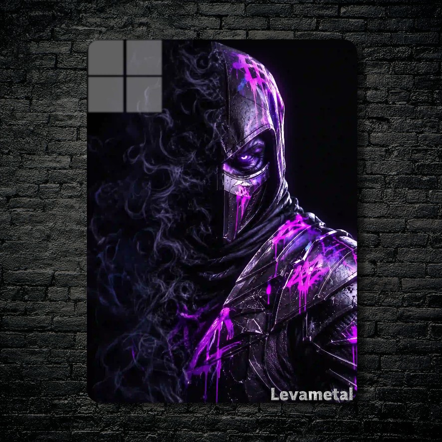 main-mockup-118119-1791215980.jpeg متال پوستر نوب سایبات Noob Saibot از بازی مورتال کمبت Mortal Kombat با کد E-845