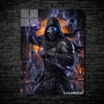 متال پوستر نوب سایبات Noob Saibot از بازی مورتال کمبت Mortal Kombat با کد E-844