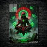 متال پوستر ارمک Ermac از بازی مورتال کمبت Mortal Kombat با کد E-846