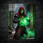 متال پوستر ارمک Ermac از بازی مورتال کمبت Mortal Kombat با کد E-850