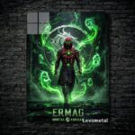 متال پوستر ارمک Ermac از بازی مورتال کمبت Mortal Kombat با کد E-853
