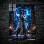 متال پوستر رایدن Raiden از بازی مورتال کمبت Mortal Kombat با کد E-856