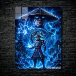 متال پوستر رایدن Raiden از بازی مورتال کمبت Mortal Kombat با کد E-857