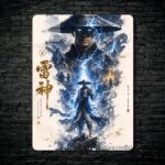 متال پوستر رایدن Raiden از بازی مورتال کمبت Mortal Kombat با کد E-858