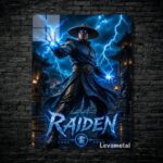 متال پوستر رایدن Raiden از بازی مورتال کمبت Mortal Kombat با کد E-859