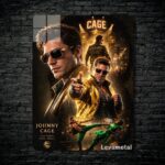 متال پوستر جانی کیج Johnny Cage از بازی مورتال کمبت Mortal Kombat با کد E-866