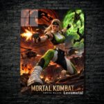 متال پوستر سونیا بلید Sonya Blade از بازی مورتال کمبت Mortal Kombat با کد E-871