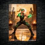 متال پوستر سونیا بلید Sonya Blade از بازی مورتال کمبت Mortal Kombat با کد E-872