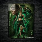 متال پوستر سونیا بلید Sonya Blade از بازی مورتال کمبت Mortal Kombat با کد E-875
